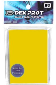 Dek Prot YuGiOh Sized Card Sleeves - Sunflower Yellow (50 Card Sleeves)