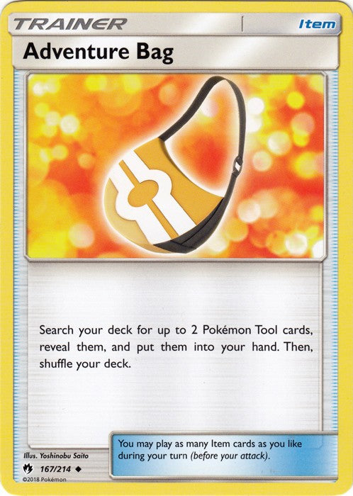 Adventure Bag - 167/214 Pokemon » SM Lost Thunder Uncommon