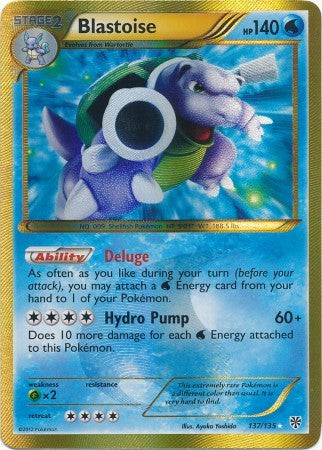 Blastoise 137/135 - Pokemon Plasma Storm Secret Rare Card