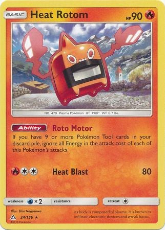 Heat Rotom 24/156 Rare - Pokemon Ultra Prism