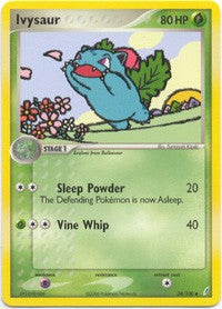 Pokemon EX Crystal Guardians - Ivysaur Card