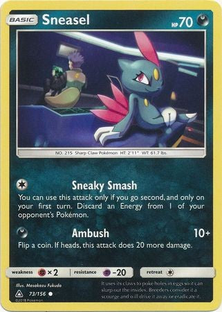 Sneasel 73/156 Common - Pokemon Ultra Prism