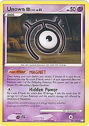 Pokemon Diamond & Pearl Mysterious Treasures-Unown Magnet