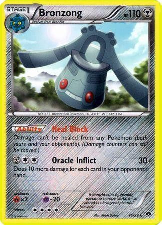 Pokemon Next Destinies Rare Card - Bronzong 76/99