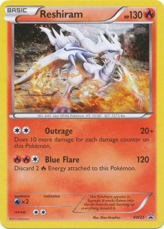 Reshiram BW23 - Pokemon Emerging Powers Promo Card