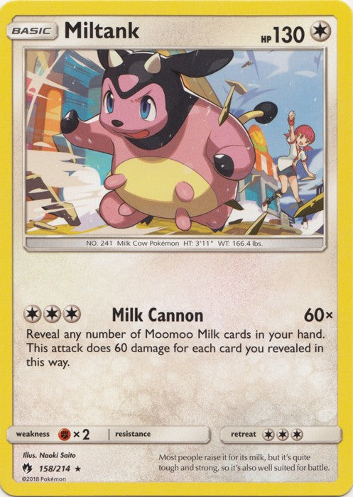 Miltank - 158/214 Pokemon » SM Lost Thunder Rare