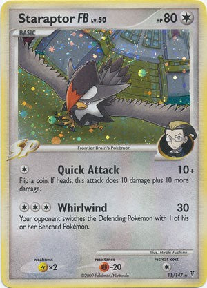 Pokemon Supreme Victors Holo Rare Card - Staraptor FB 11/147