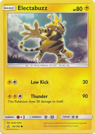Electabuzz 43/156 Common - Pokemon Ultra Prism