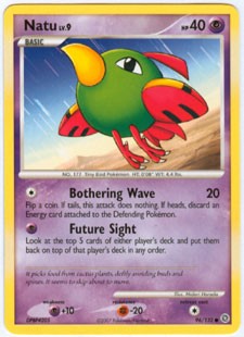 Pokemon Secret Wonders Common Card - Natu 96/132