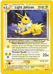Neo Destiny - Light Jolteon Card