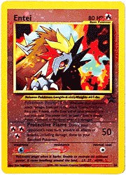 Pokemon Entei 34 Reverse Rare Promo Single Card (Hologram)