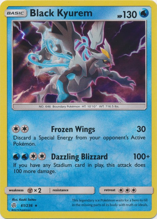 Black Black Kyurem - 61/236 Cosmic Eclipse