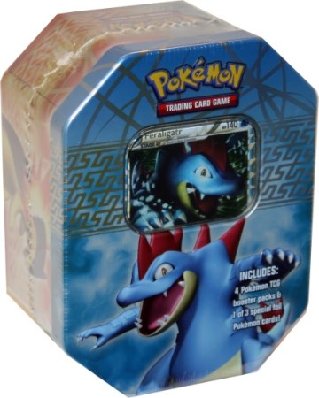 Pokemon HeartGold & SoulSilver Collector Tin Feraligatr PokeOrder.com Pokemon HeartGold & SoulSilver Collector Tin Feraligatr PokeOrder.com