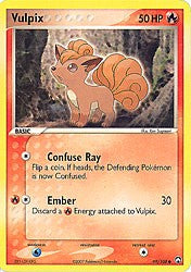 Pokemon EX Power Keepers Common Card - Vulpix 69/108