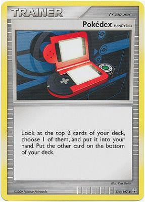 Pokemon Platinum Edition Uncommon Card - Pokedex Handy910 114/127