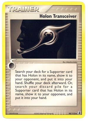 Pokemon EX Delta Species- Holon Transciever