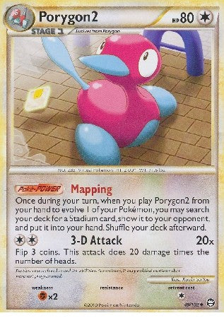 Pokemon Card HS Triumphant Porygon2 Uncommon 49/102