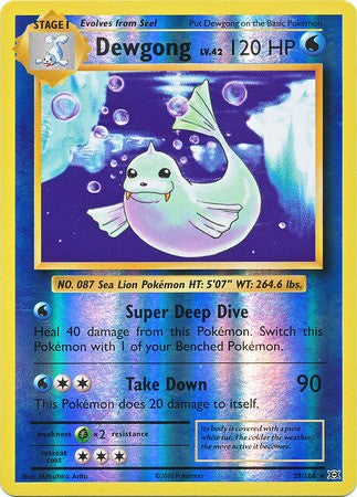 Dewgong 29/108 Rare - Reverse Pokemon XY Evolutions Single Card