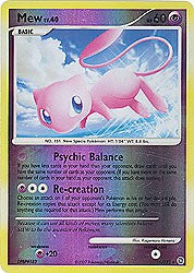Pokemon Secret Wonders Holo Rare Card - Mew 15/132 Reverse