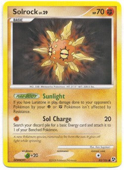 Pokemon Diamond & Pearl Great Encounters - Solrock (Common) Card