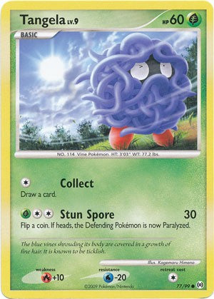 Pokemon Platinum Arceus Single Common Tangela 77/99