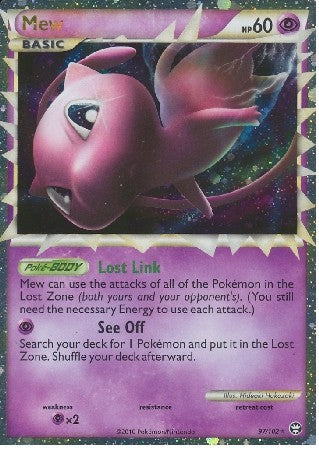Pokemon Ultra Rare Promo Card - Mew (Prime) 97/102