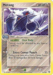 Pokemon EX Power Keepers Uncommon Card - Metang 35/108