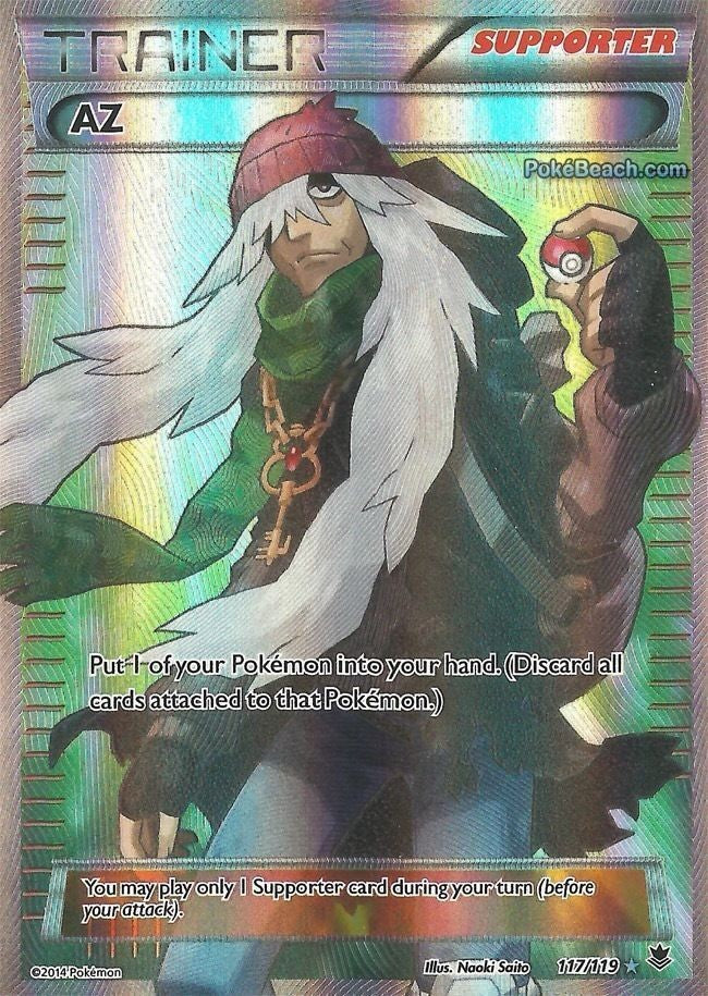 AZ 117/119 - Pokemon XY Phantom Forces Full Art Trainer Card