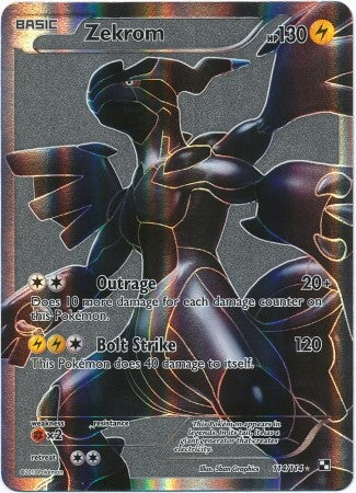 Pokemon Black & White Zekrom 114/114 Ultra Rare Single Card PokeOrder.com Pokemon Black & White Zekrom 114/114 Ultra Rare Single Card PokeOrder.com