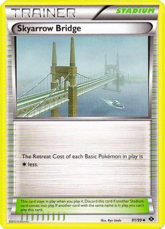 Pokemon Next Destinies Reverse Uncommon Card - Skyarrow Bridge 91/99