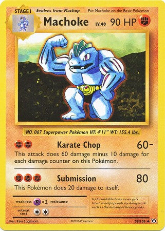Machoke 58/108 Uncommon - Pokemon XY Evolutions Single Card