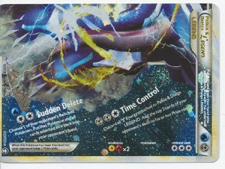Pokemon Card HS Triumphant Palkia & Dialga Legend Ultra Rare 102/102