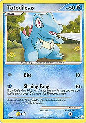 Pokemon Diamond & Pearl Mysterious Treasures-Totodile