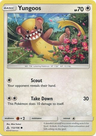 Yungoos 112/156 Common - Pokemon Ultra Prism