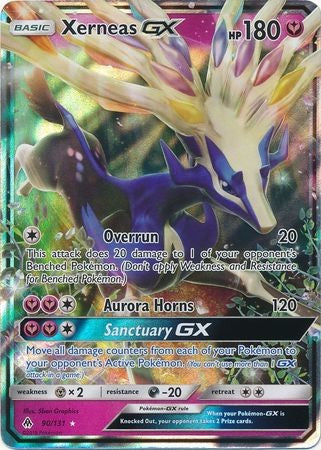 Xerneas GX 90/131 Ultra Rare - Pokemon Sun & Moon Forbidden Light Card