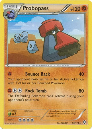 Probopass 55/114 Rare - Pokemon XY Steam Siege Card