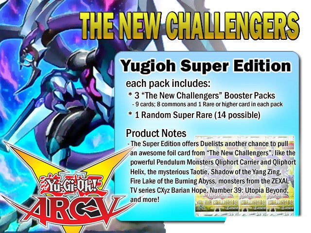 YuGiOh The New Challengers Super Edition Booster