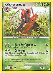 Pokemon Diamond & Pearl Mysterious Treasures- Kricketune