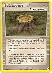 Pokemon ex Legend Maker - Trainer: Giant Stump