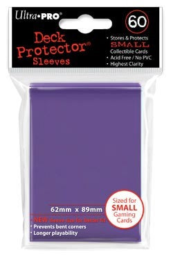 Ultra Pro Small Sized Sleeves - Purple (60 Card Sleeves) PokeOrder.com Ultra Pro Small Sized Sleeves - Purple (60 Card Sleeves) PokeOrder.com