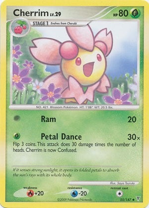 Pokemon Supreme Victors Uncommon Card - Cherrim 55/147