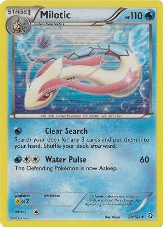 Milotic 28/124 - Pokemon Dragons Exalted Holo Rare Card