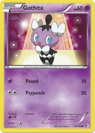 Gothita 75/149 - Pokemon Boundaries Crossed Common Card