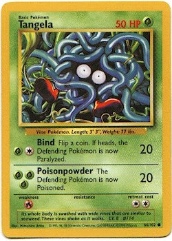 Pokemon Basic Common Card - Tangela 66/102