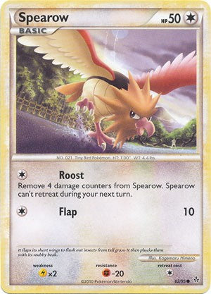 1995 spearow pokemon card value Pokemon Single Card HS UNLEASHED
