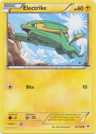 Electrike 24/108 Common - Pokemon XY Roaring Skies Card