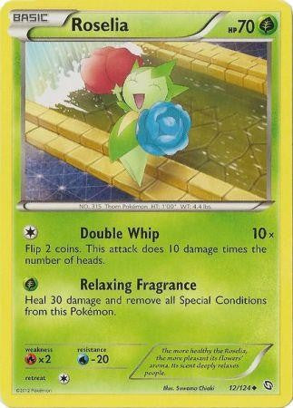 Roselia 12/124 - Pokemon Dragons Exalted Uncommon Card