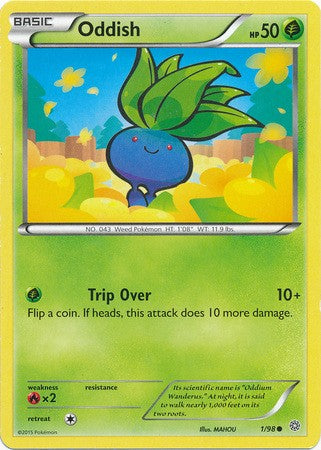 all oddish pokemon cards Pokemon Ancient Origins Oddish #1