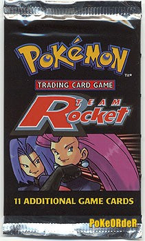 Pokemon Cards Team Rocket Booster Pack