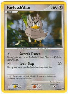 Pokemon Secret Wonders Uncommon Card - Farfetch'd 49/132